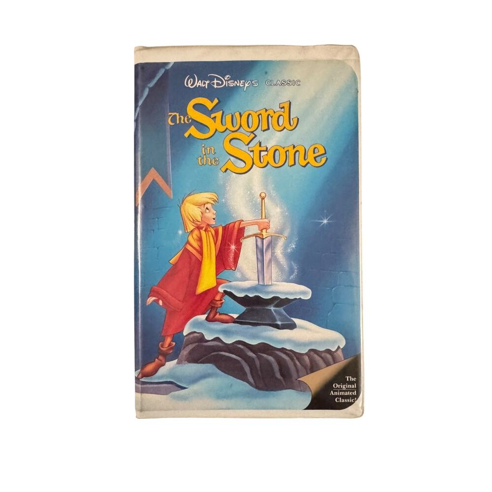 Disney's the Sword in the Stone Vintage VHS Movie 1963